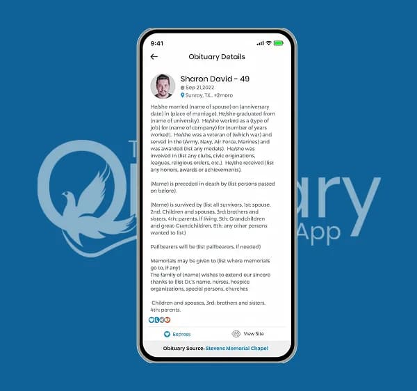 Obituaries Posted & Claimed Daily